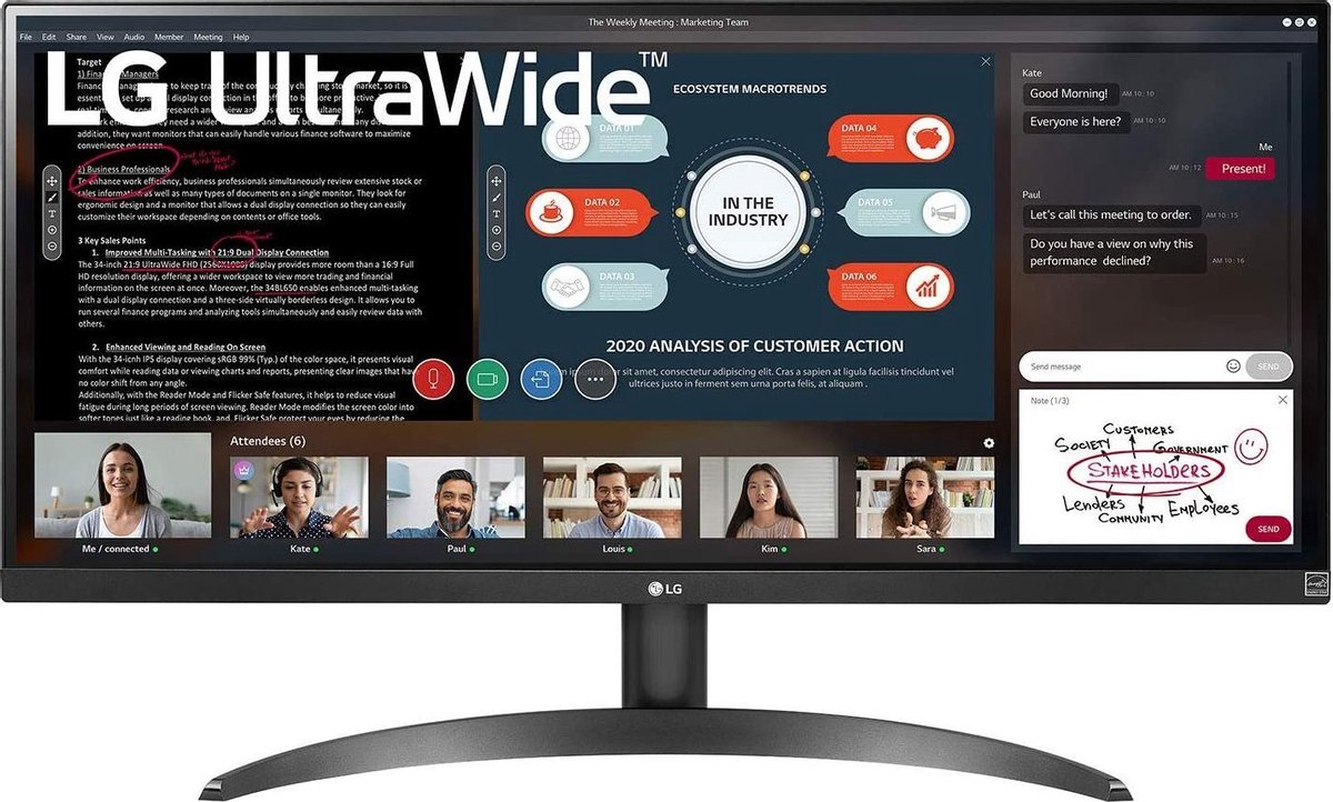 LG UltraWide 29WP500 monitor
